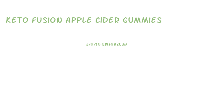 Keto Fusion Apple Cider Gummies