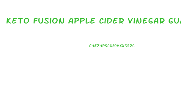Keto Fusion Apple Cider Vinegar Gummies