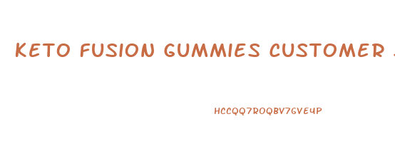 Keto Fusion Gummies Customer Service Number