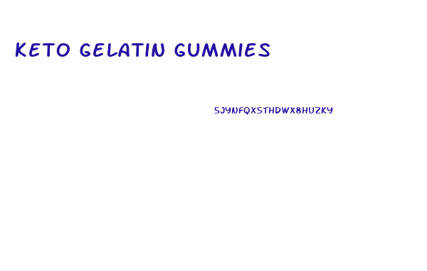 Keto Gelatin Gummies