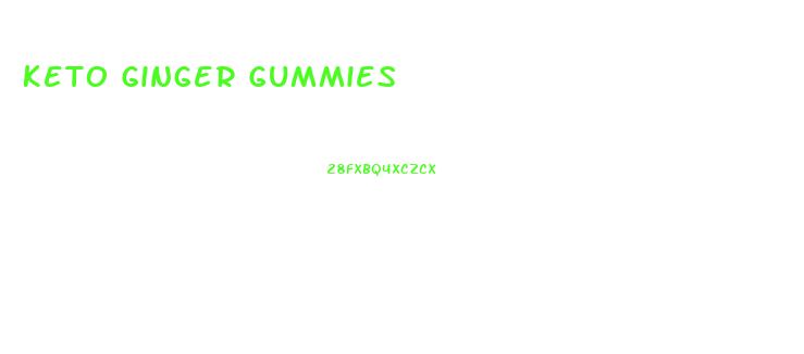 Keto Ginger Gummies