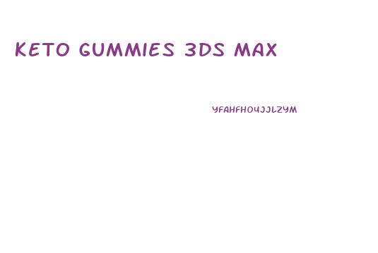 Keto Gummies 3ds Max