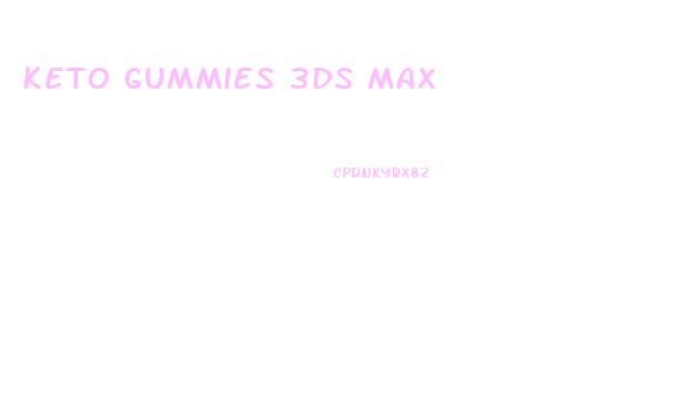 Keto Gummies 3ds Max