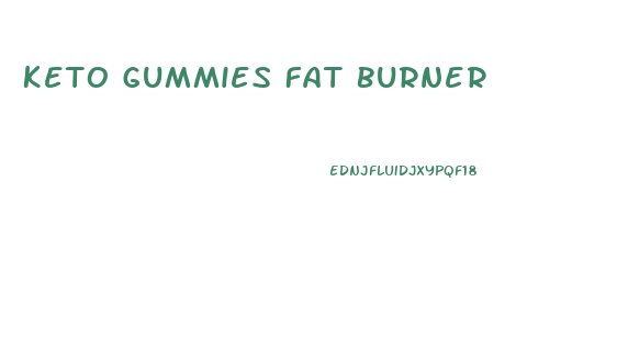 Keto Gummies Fat Burner