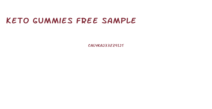 Keto Gummies Free Sample