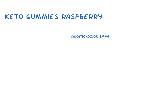 Keto Gummies Raspberry