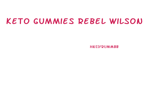 Keto Gummies Rebel Wilson