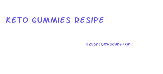 Keto Gummies Resipe