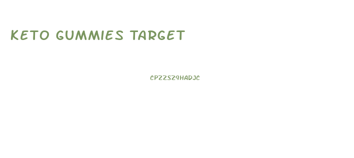 Keto Gummies Target