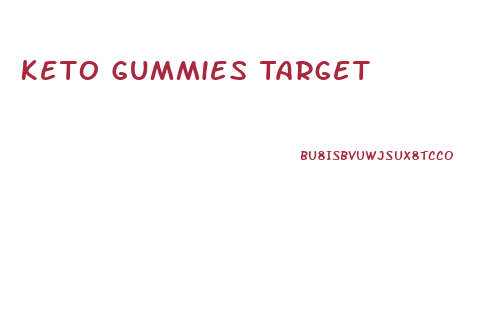 Keto Gummies Target