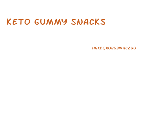 Keto Gummy Snacks