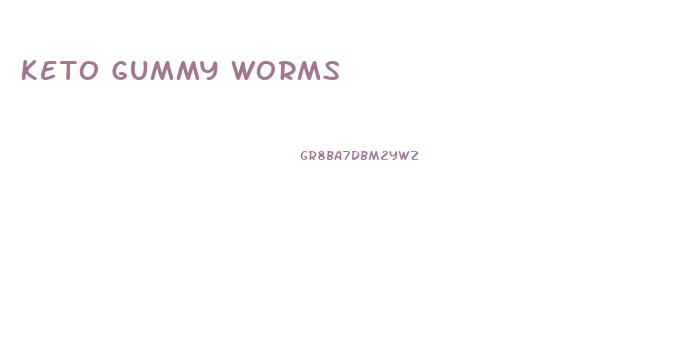 Keto Gummy Worms