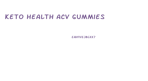 Keto Health Acv Gummies