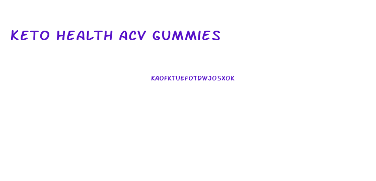 Keto Health Acv Gummies