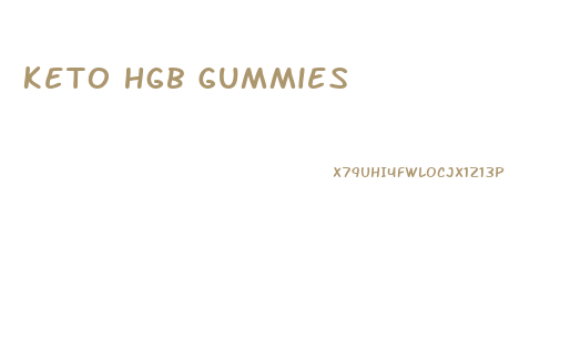 Keto Hgb Gummies