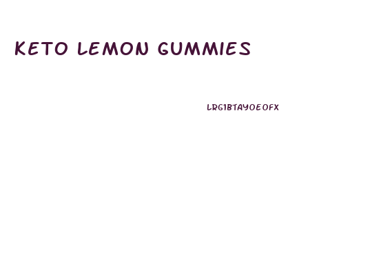 Keto Lemon Gummies