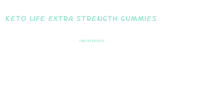 Keto Life Extra Strength Gummies