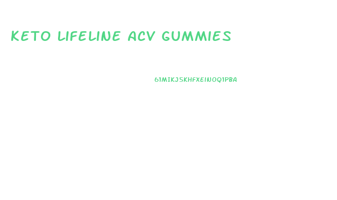 Keto Lifeline Acv Gummies