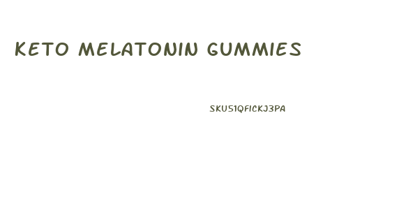 Keto Melatonin Gummies