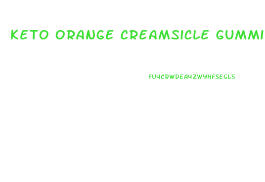 Keto Orange Creamsicle Gummies