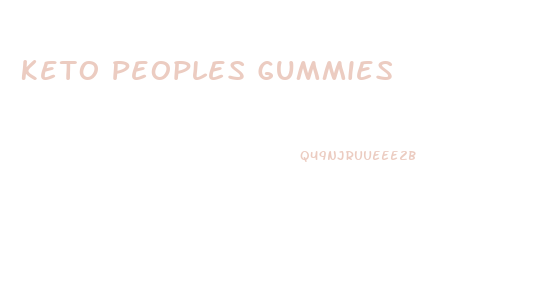 Keto Peoples Gummies