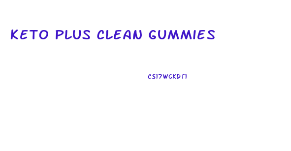 Keto Plus Clean Gummies