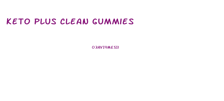 Keto Plus Clean Gummies