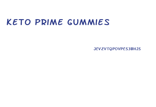 Keto Prime Gummies