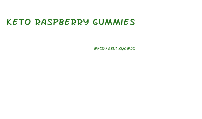 Keto Raspberry Gummies