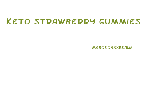 Keto Strawberry Gummies