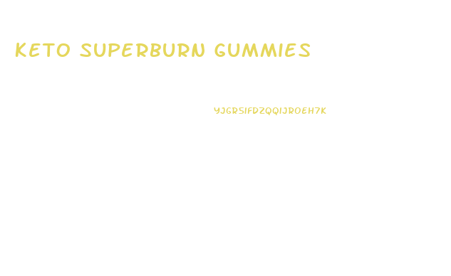 Keto Superburn Gummies