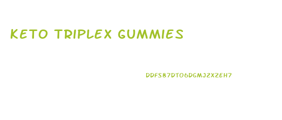 Keto Triplex Gummies