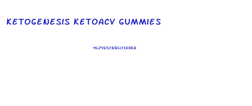 Ketogenesis Ketoacv Gummies