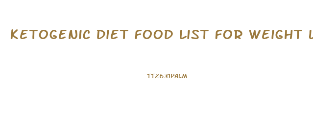 Ketogenic Diet Food List For Weight Loss Step By Step