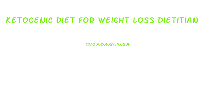 Ketogenic Diet For Weight Loss Dietitian