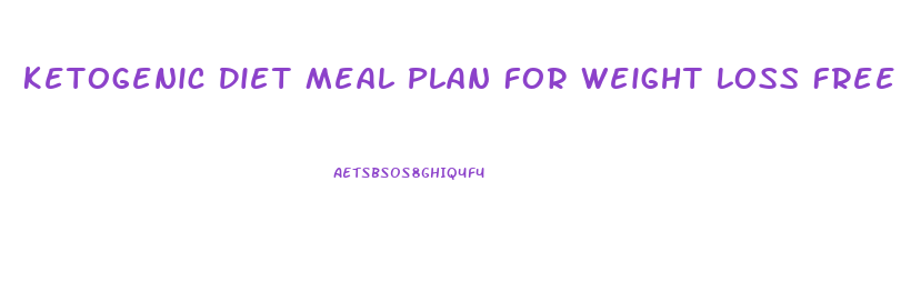 Ketogenic Diet Meal Plan For Weight Loss Free Pdf