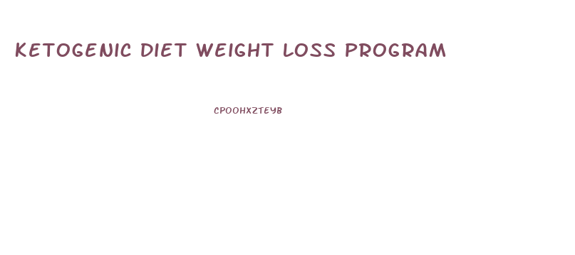 Ketogenic Diet Weight Loss Program