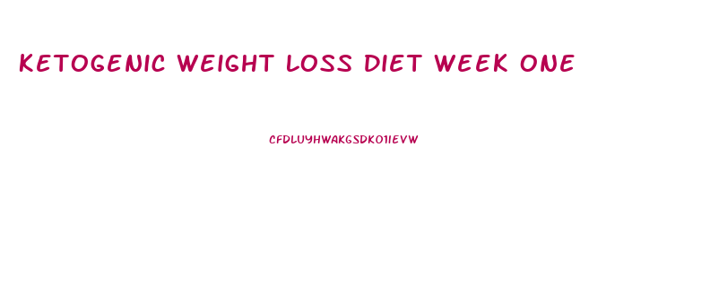 Ketogenic Weight Loss Diet Week One