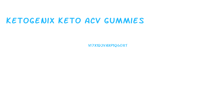 Ketogenix Keto Acv Gummies