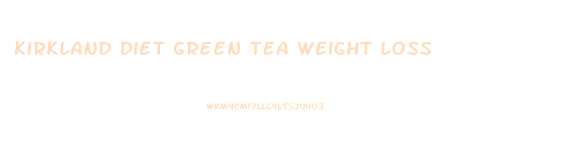 Kirkland Diet Green Tea Weight Loss