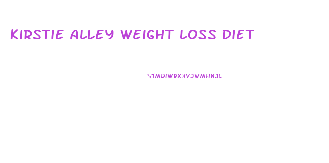 Kirstie Alley Weight Loss Diet