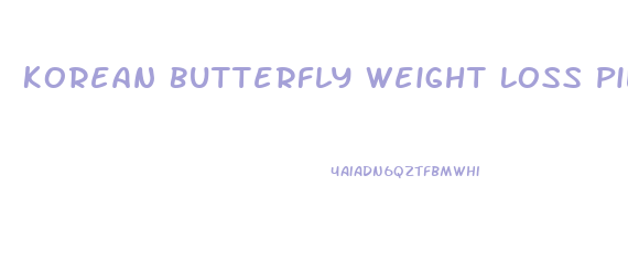 Korean Butterfly Weight Loss Pills