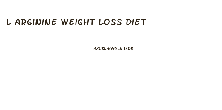 L Arginine Weight Loss Diet