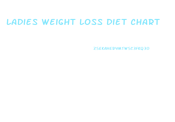 Ladies Weight Loss Diet Chart