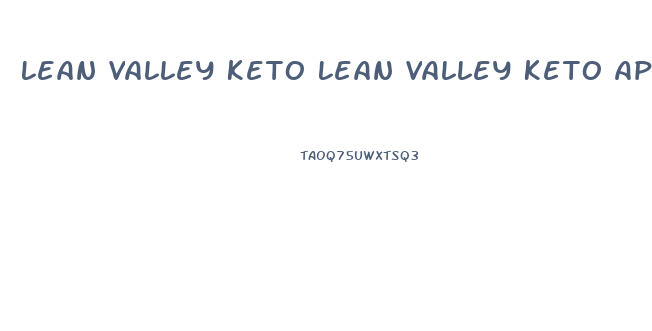 Lean Valley Keto Lean Valley Keto Apple Cider Vinegar Gummies