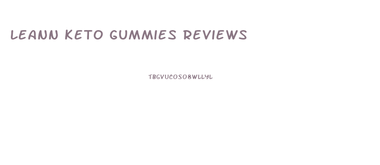 Leann Keto Gummies Reviews