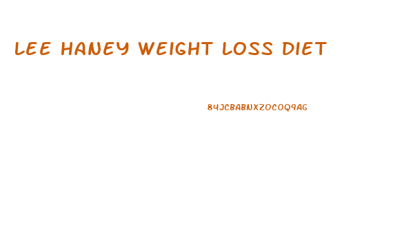 Lee Haney Weight Loss Diet