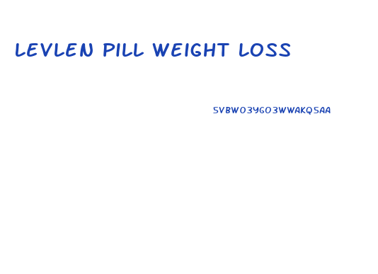 Levlen Pill Weight Loss