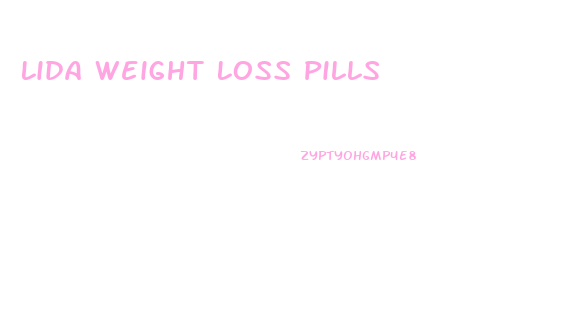 Lida Weight Loss Pills